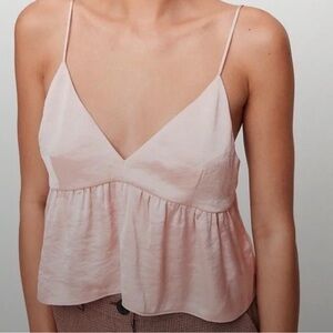Aritzia Silk Babydoll top